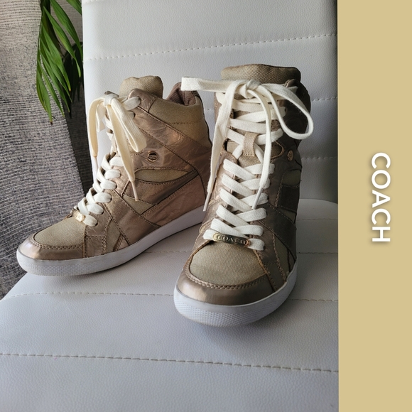 Coach Shoes - Coach "Alexis" Wedge Sneakers ❤